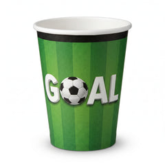 Soccer "Goal" Paper Cups, 12oz, 20 Pack