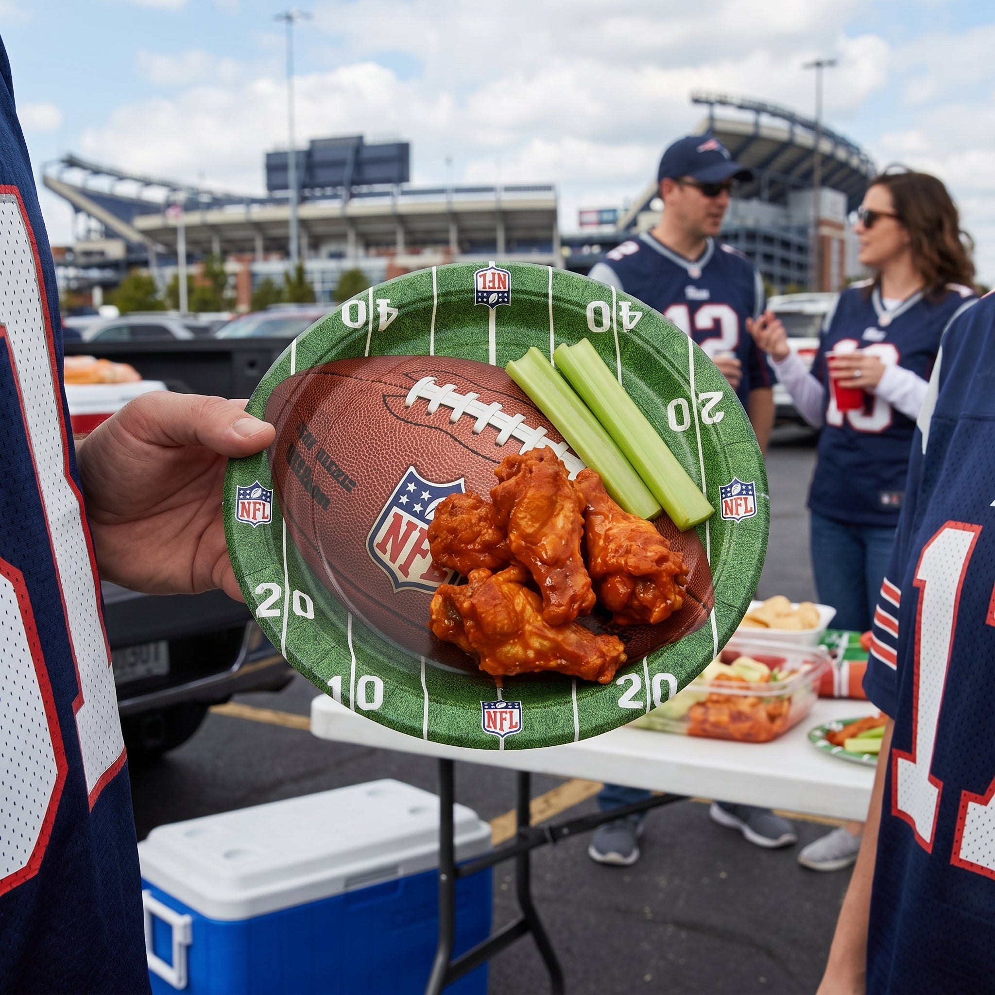 NFL Drive 7" Round Paper Plates