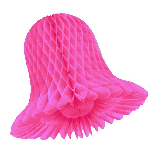 18 In. Cerise Honeycomb Tissue Bell