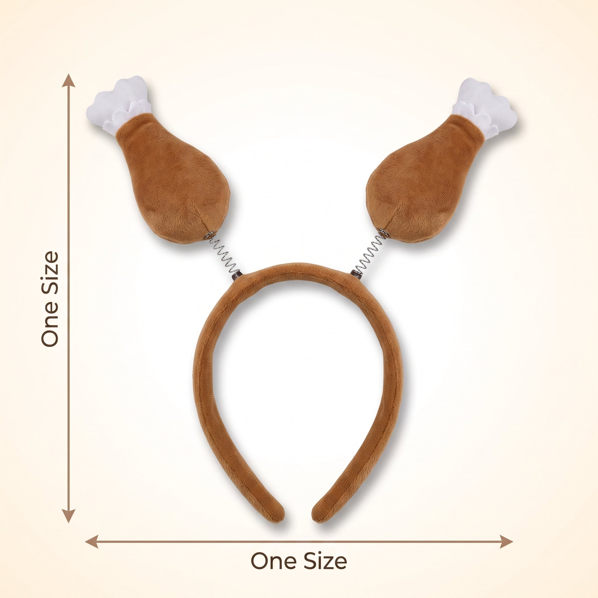 Turkey Leg Head Bopper Headband - Fun Thanksgiving Wearable