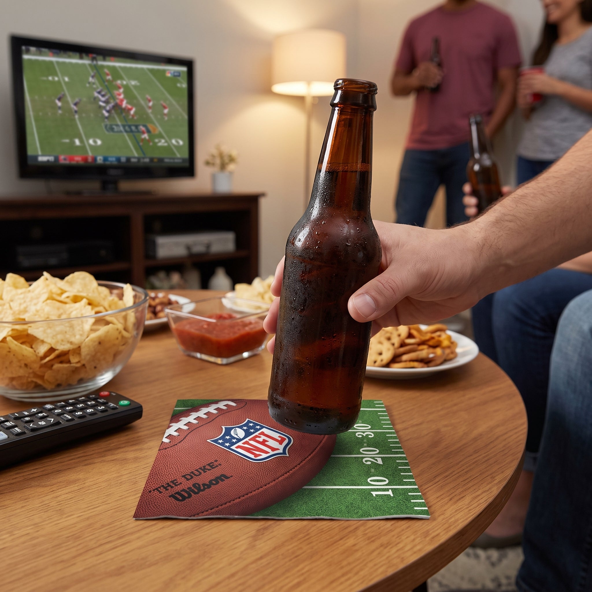 NFL Drive Beverage Napkins - 5 In. X 5 In.
