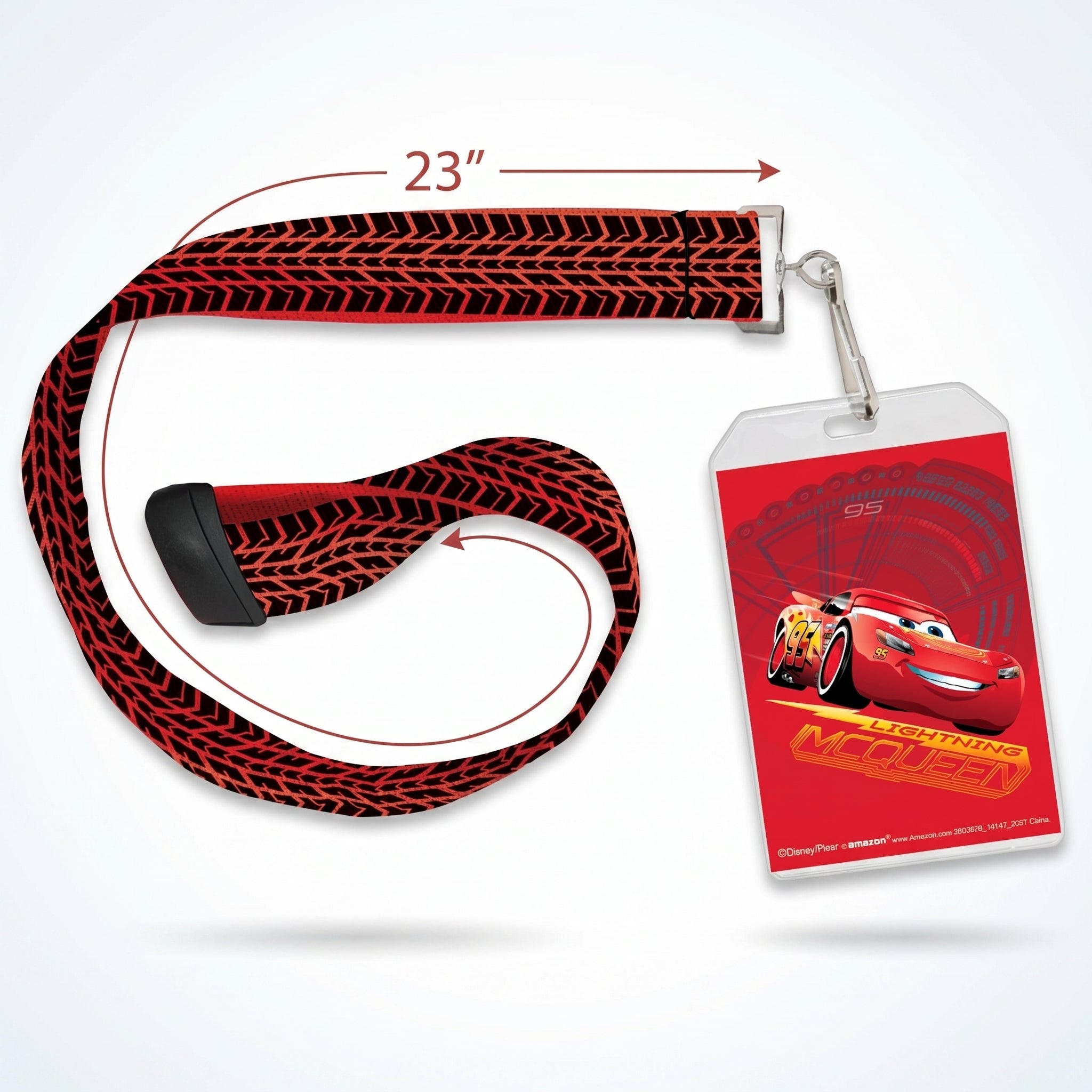 Disney Cars 3 Lightning McQueen ID Lanyard and Card Holder