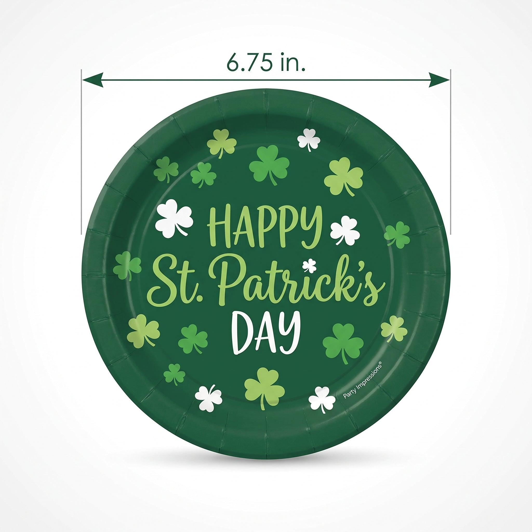 St. Patrick's Day Irish Blessings Paper Plates - 6.75"
