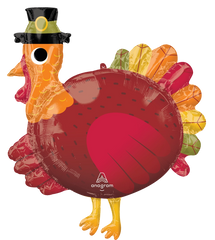 Pilgrim Turkey Metallic Super Shape Balloon