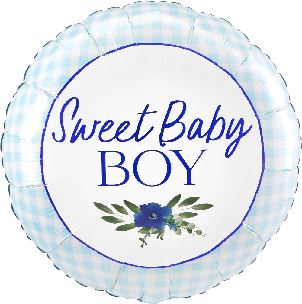"Baby in Bloom" 18-Inch Foil Mylar Balloon