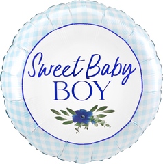"Baby in Bloom" 18-Inch Foil Mylar Balloon