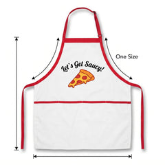 "Let's Get Saucy" Pizzeria Apron for All Ages