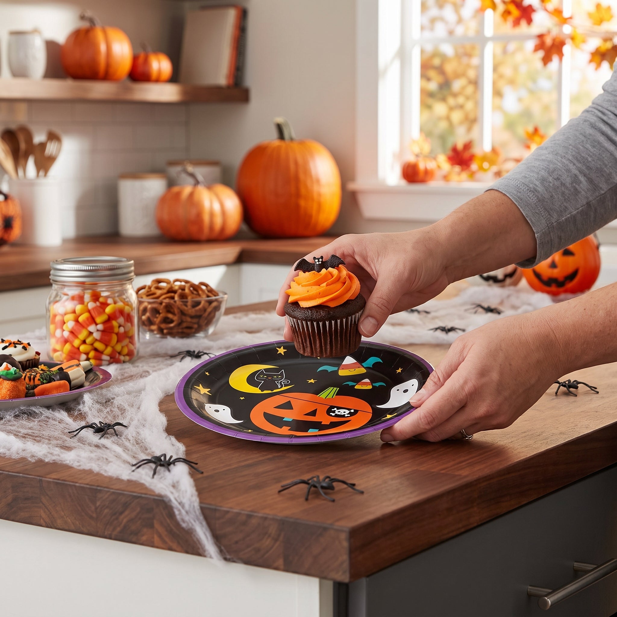 Spooky Fun Halloween 6.75" Paper Plates