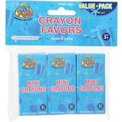 4 Piece Crayons/6 Per Pkg