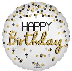 18" Mylar Foil Birthday Balloon - Standard Pack