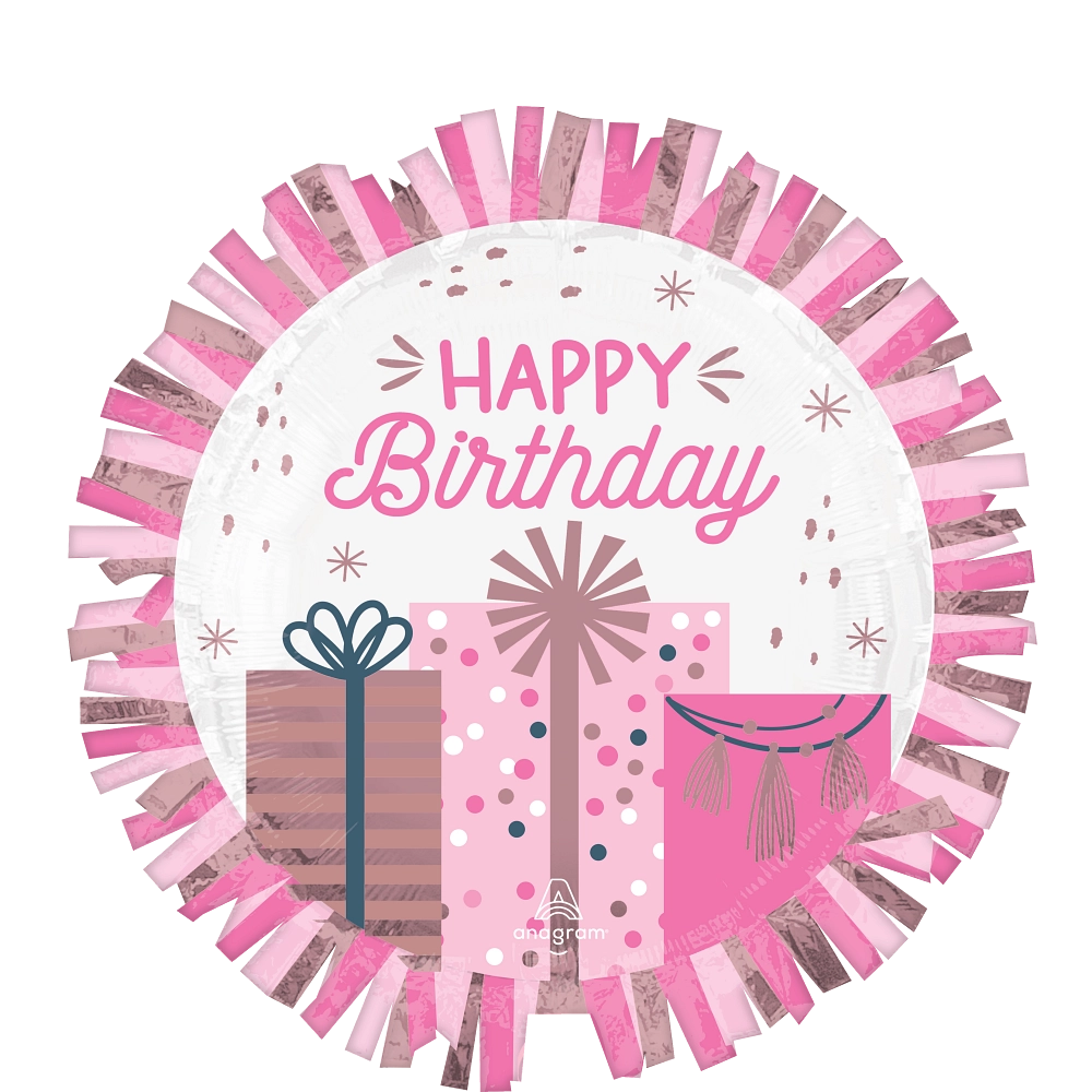 Pastel Birthday Super Shape Foil Balloon