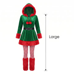 Adult Sassy Elf Christmas Costume