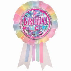 "Birthday Princess" Pastel Confetti Ribbon for Birthday Celebrations