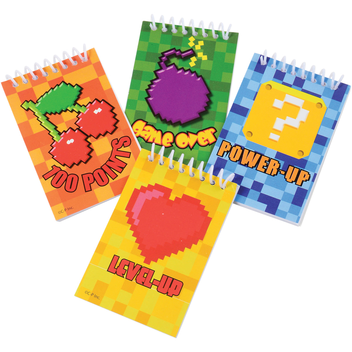 Power Up Notebooks/8 Per Pkg