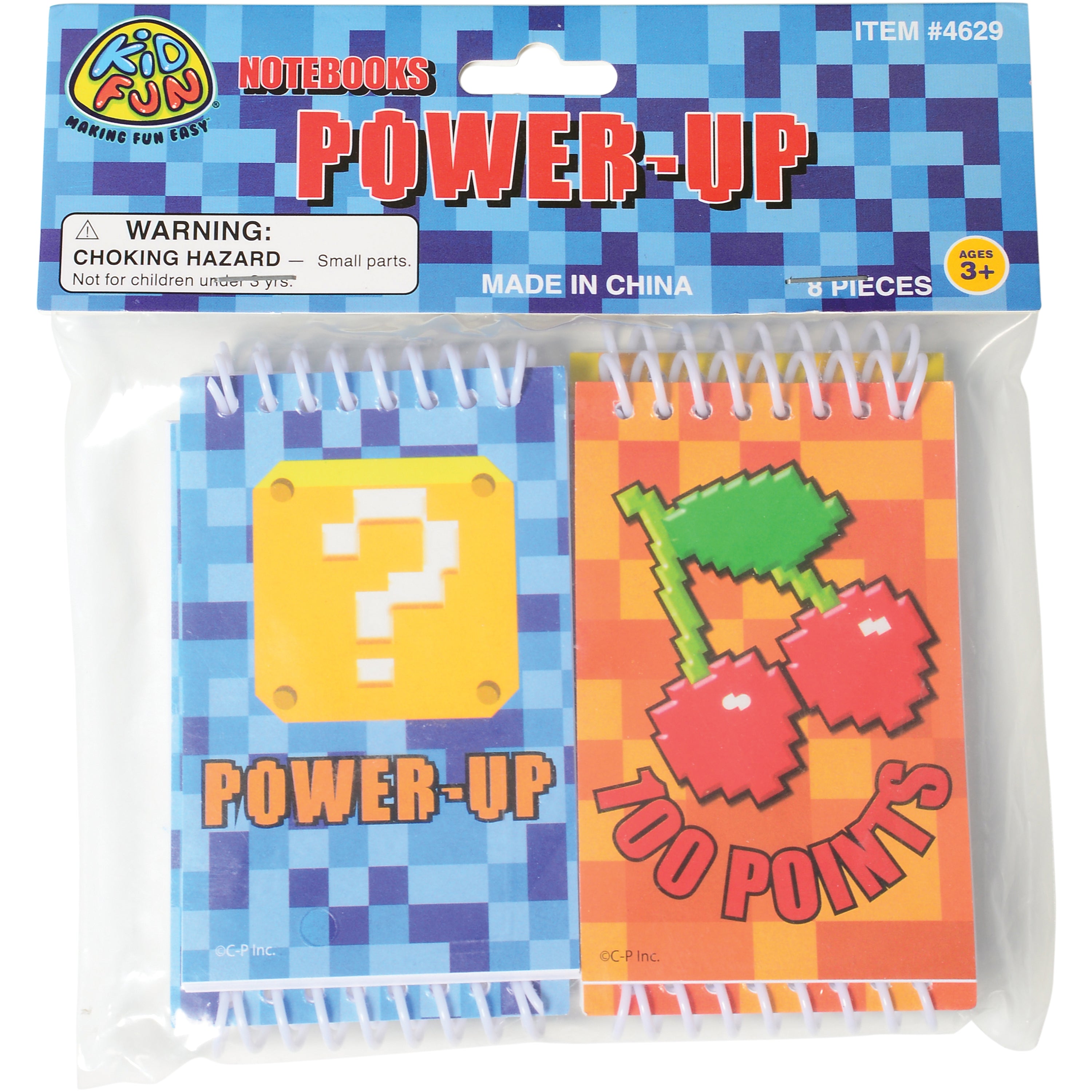 Power Up Notebooks/8 Per Pkg