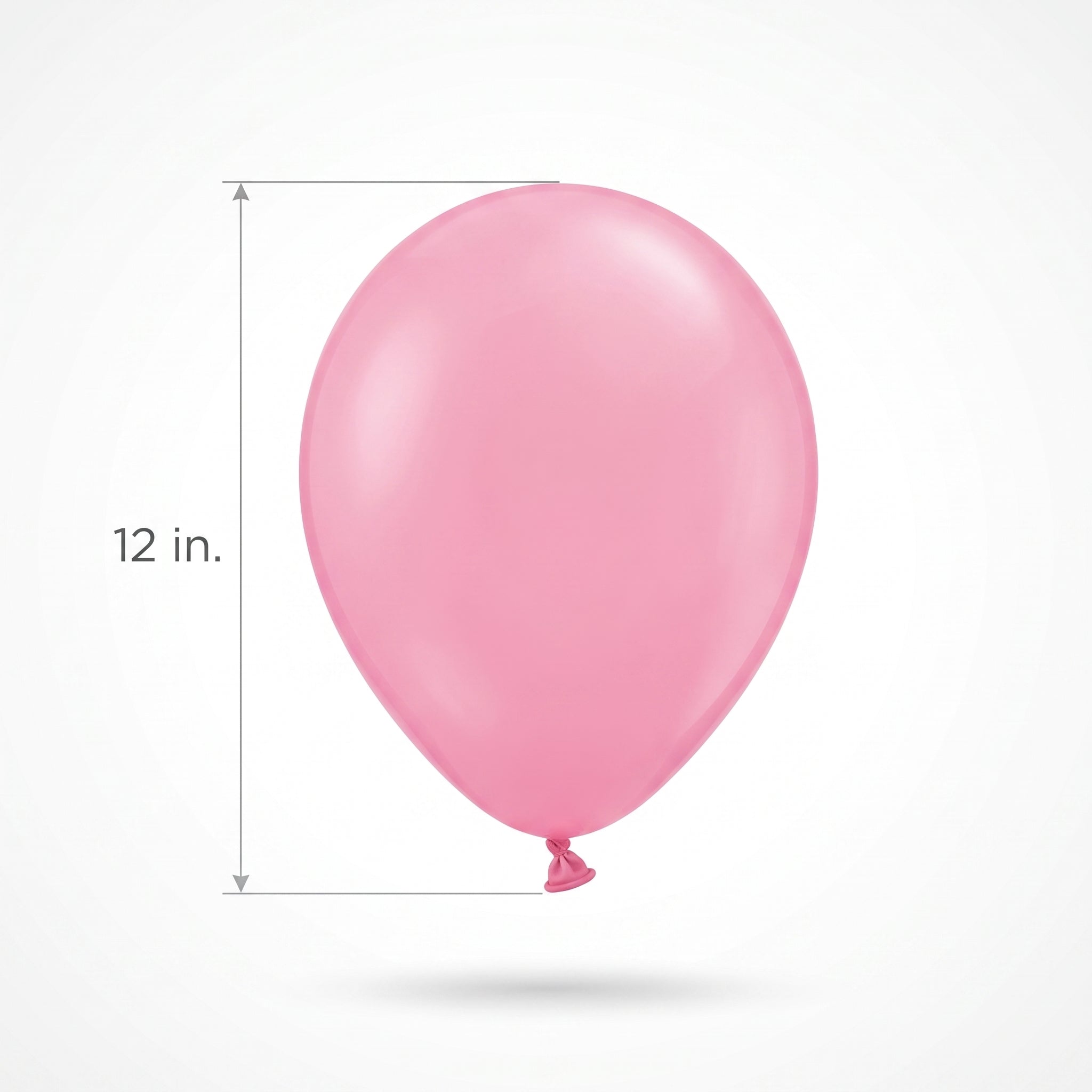 Vibrant New Pink Latex Balloons - 12" (72 Pack)