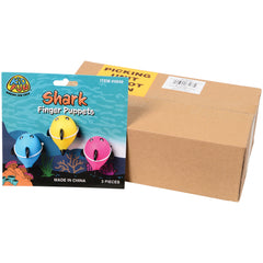 Shark Baby Finger Puppets/3 Per Pkg / 4 Per Pk