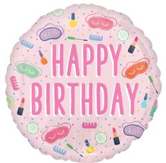 Foil Spa Party 18" Mylar Balloon