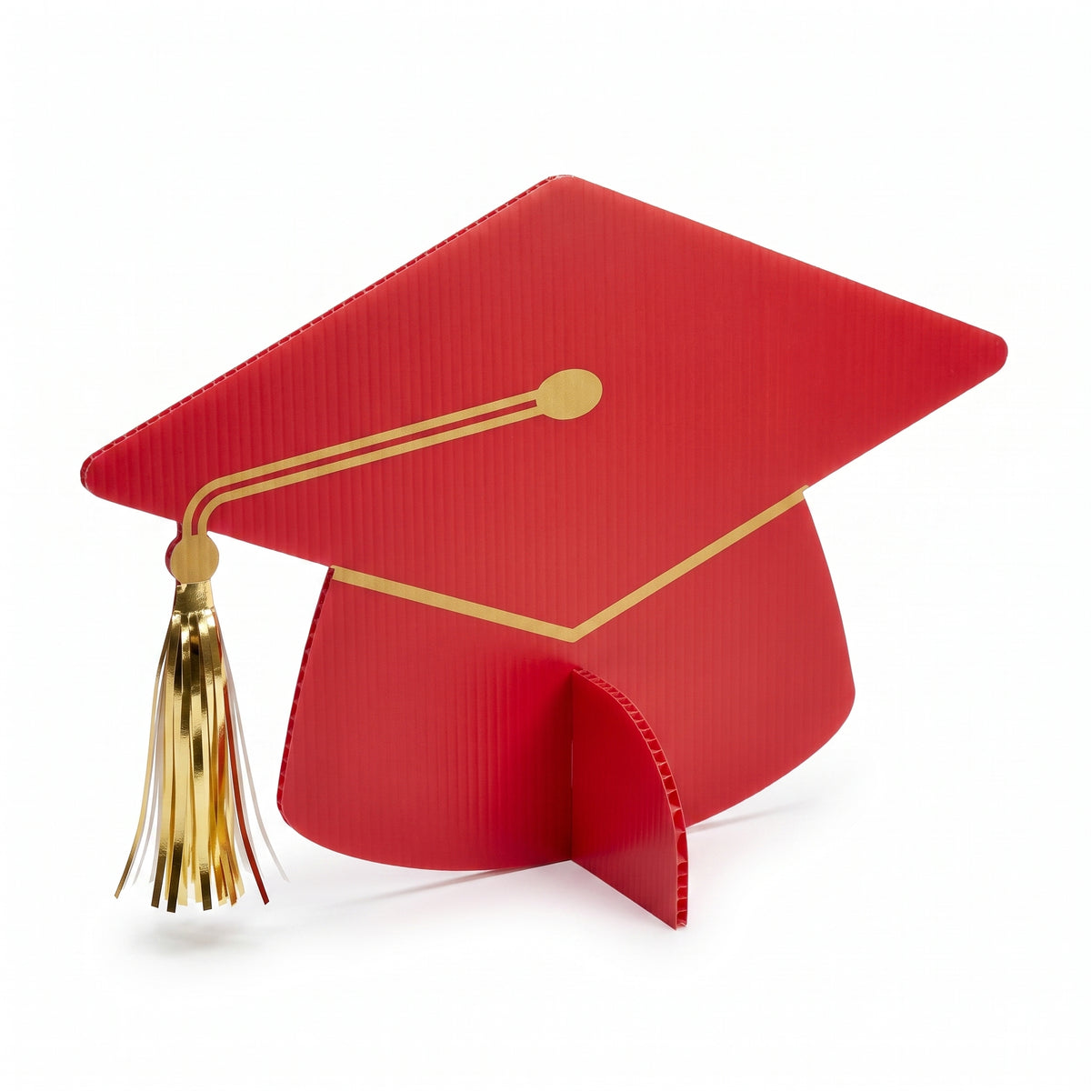 Red Graduation Yard Sign