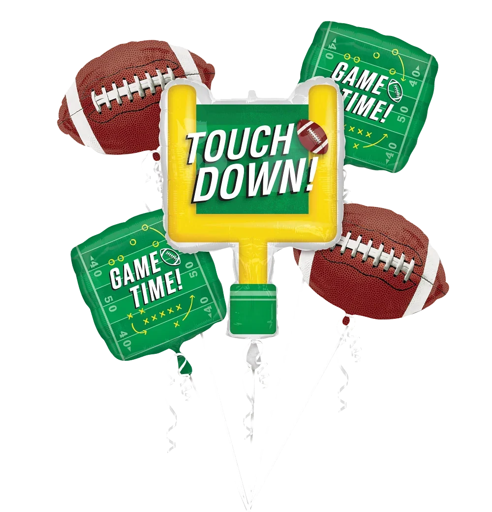 5-Piece Sports Themed 28" Foil Balloon Bouquet