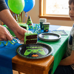 Gamer Party 6.75" Round Paper Plates - 8 Count