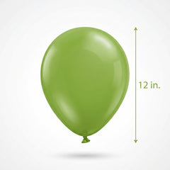 Kiwi Green Latex Balloons - 12" | Pack of 72