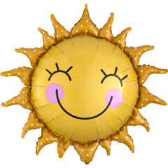 Smiling Sun Foil Balloon - 26 Inch