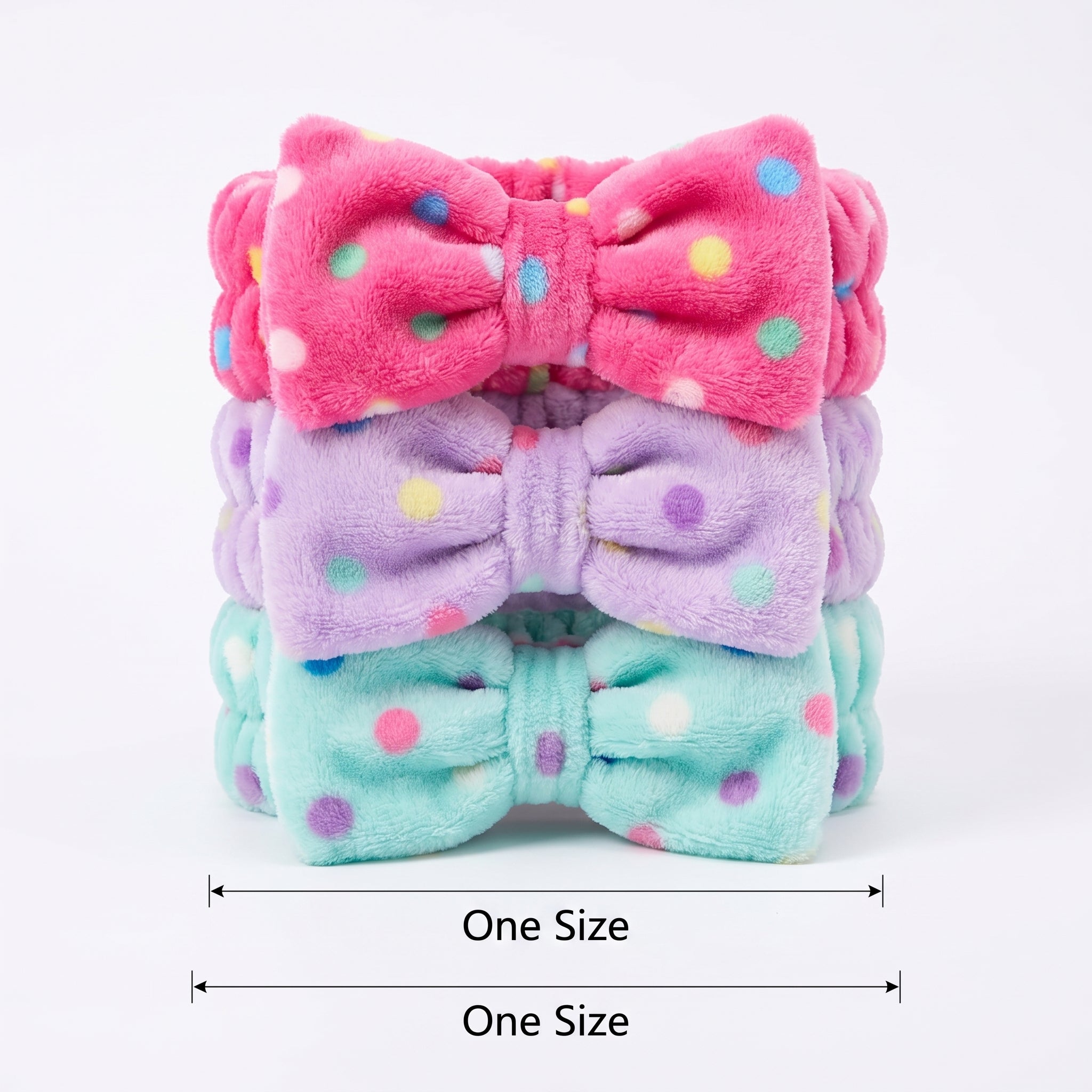 Spa Party Multi-Pack Headbands - 6 Count, Assorted Colors
