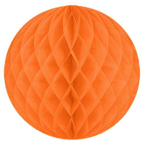 12in. Orange Honeycomb Ball