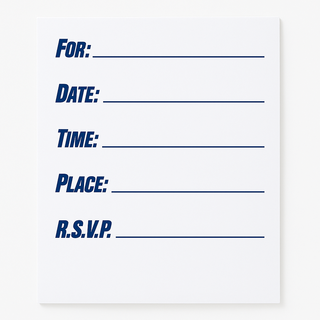 Rawlings MLB Baseball Party Invitations, 8-Pack