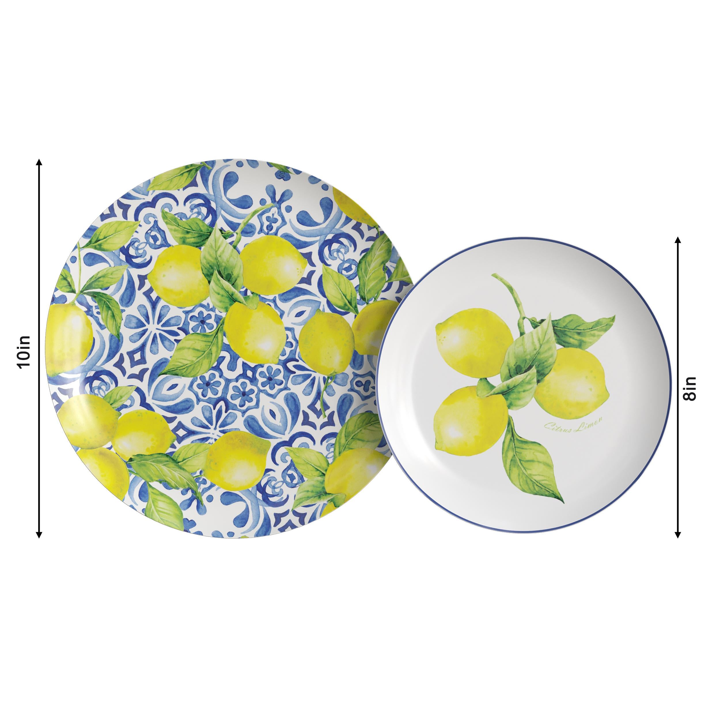 10 In. Earthtrends Tuscan Design Plates | 20 Count