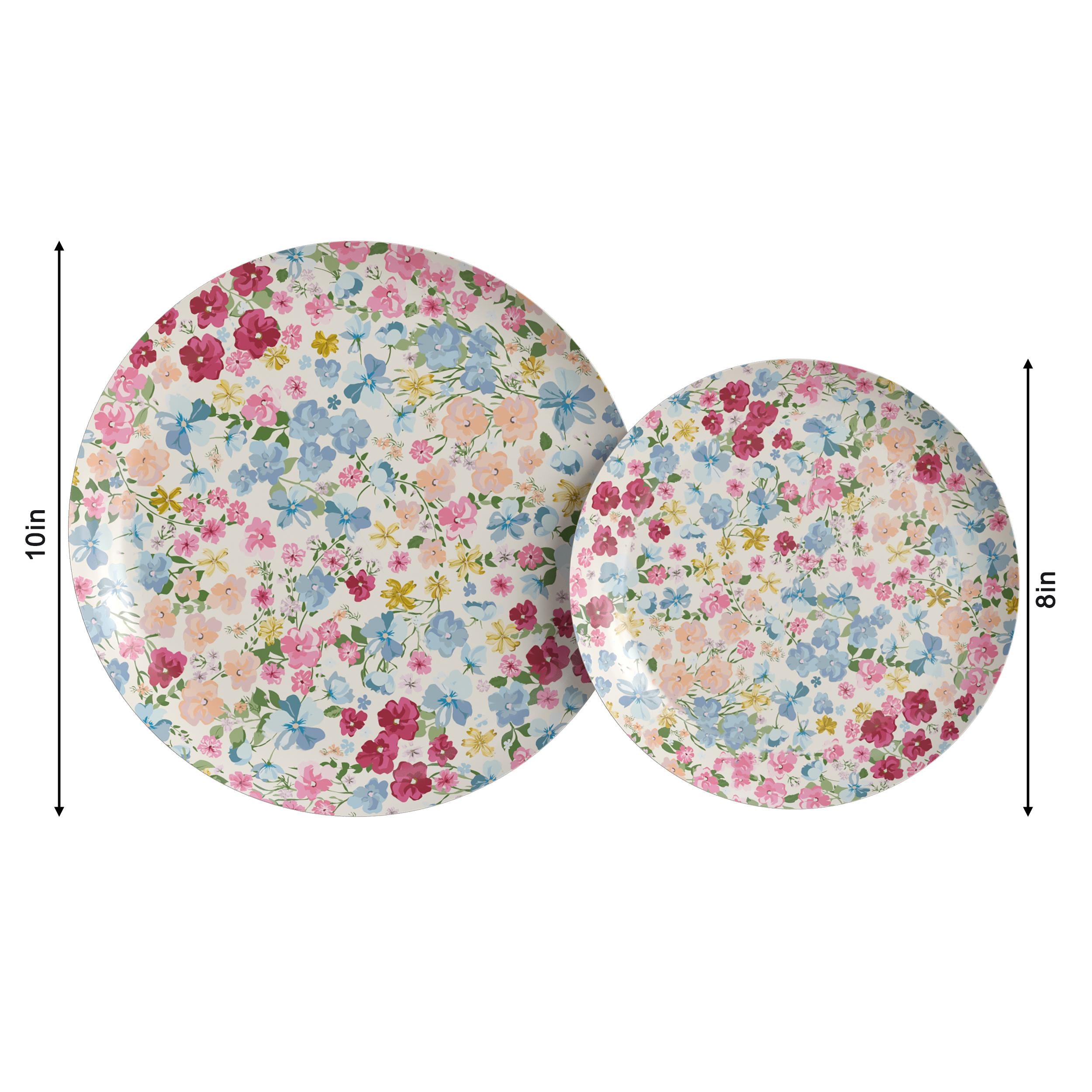 8 In. Earthtrends Meadow Design Plates | 20 Count