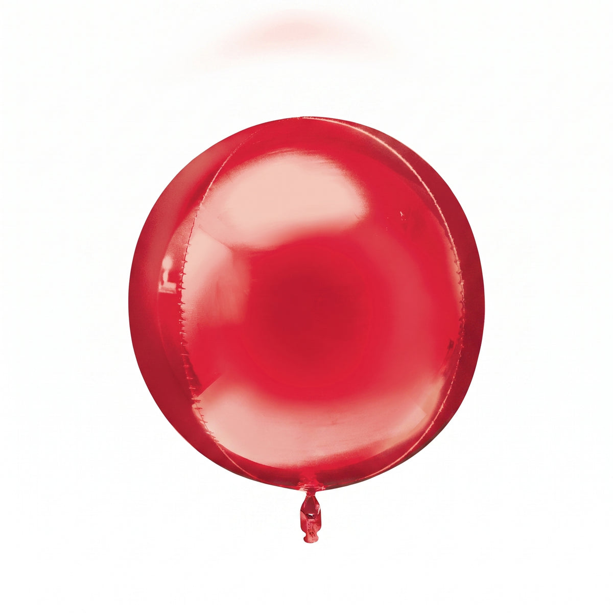 Vibrant 16-Inch Red Geometric Orbz Foil Balloon