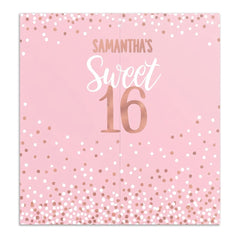 Sweet Sixteen Customizable Scene Setter Backdrop Kit