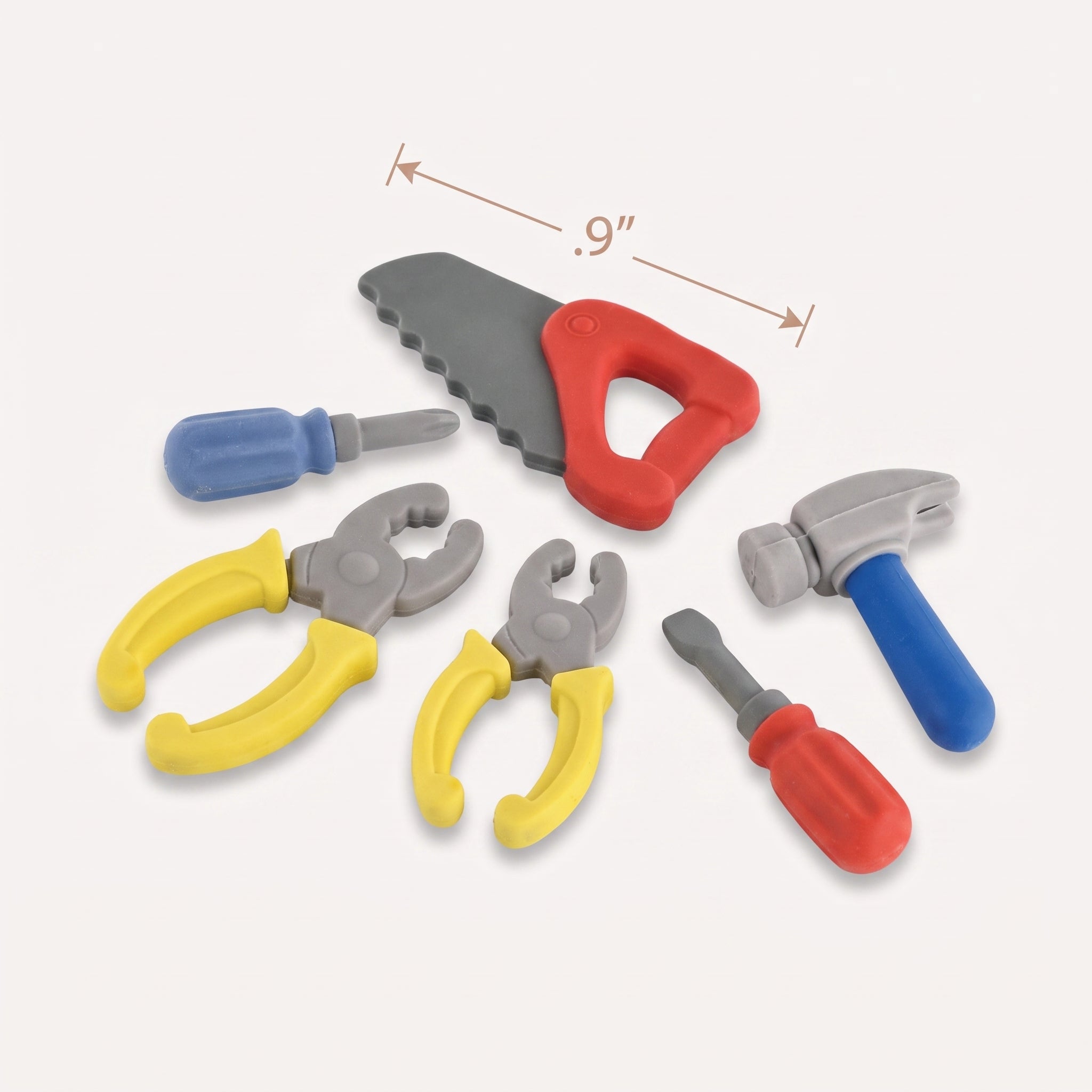 Construction Tool Erasers Set for Kids