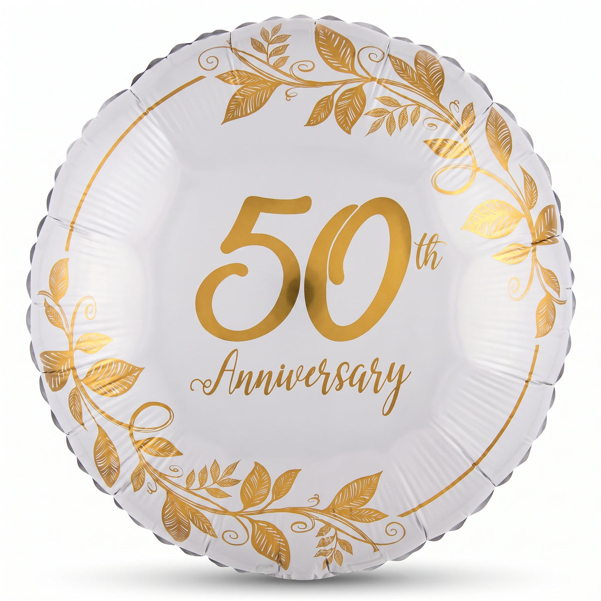 Elegant 50th Anniversary Foil Balloon
