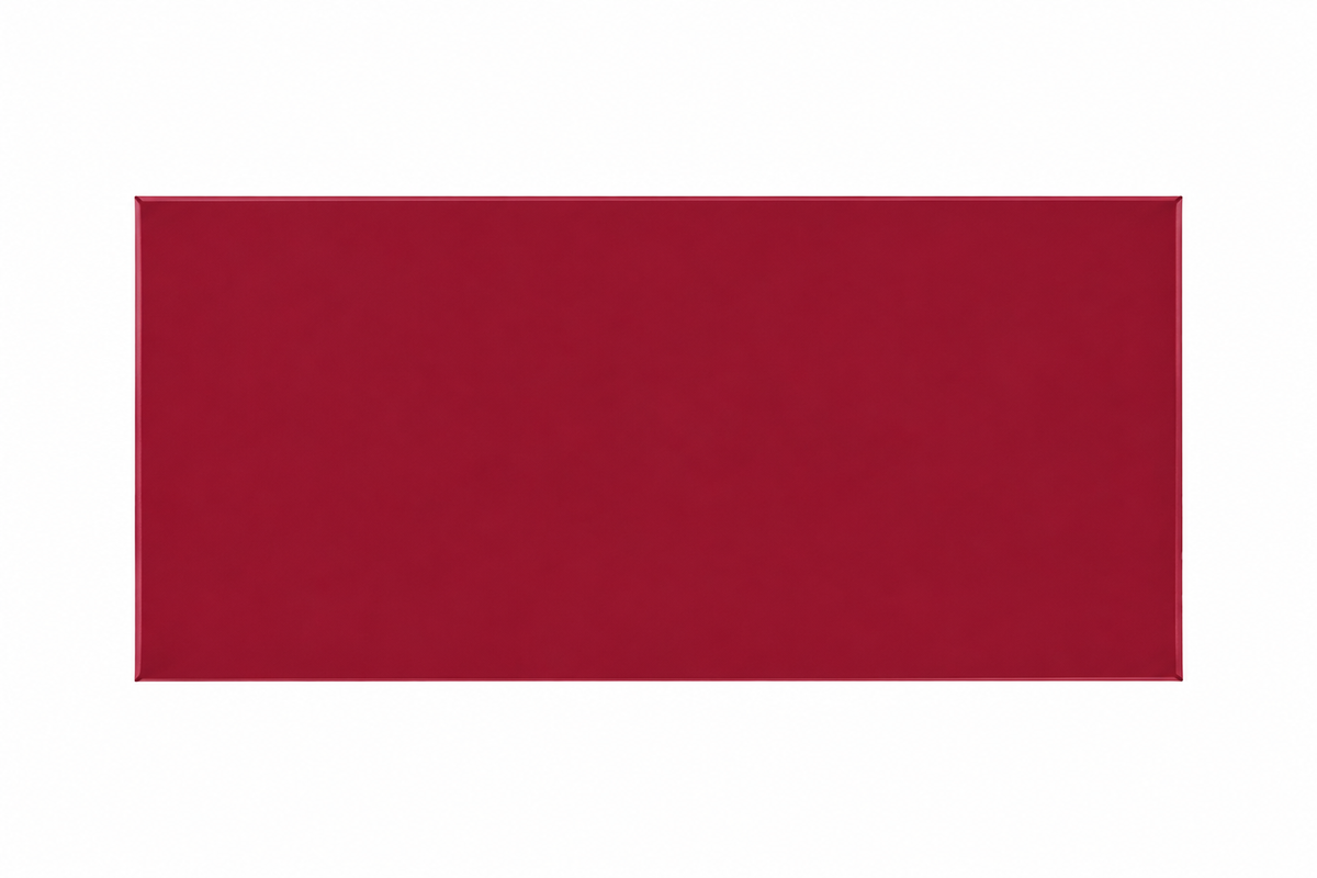 Red Plastic Rectangular Table Cover - 54" x 108"