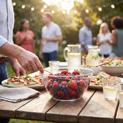 Clear 24oz Plastic Serving Bowl - Elegant and Durable