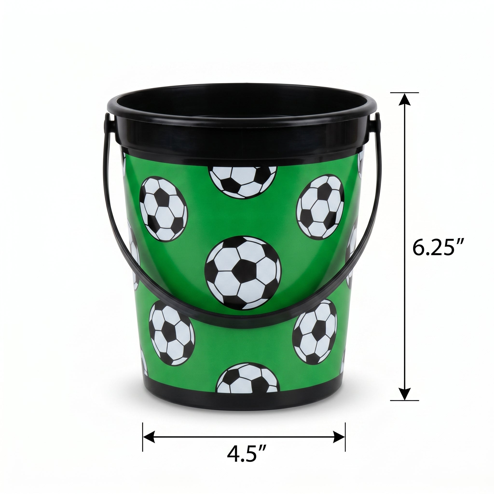 Soccer Themed Plastic Party Favor Bucket