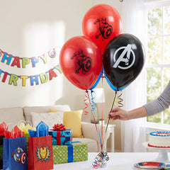 Marvel Avengers Assemble Latex Balloons, 12-Inch, 6-Pack