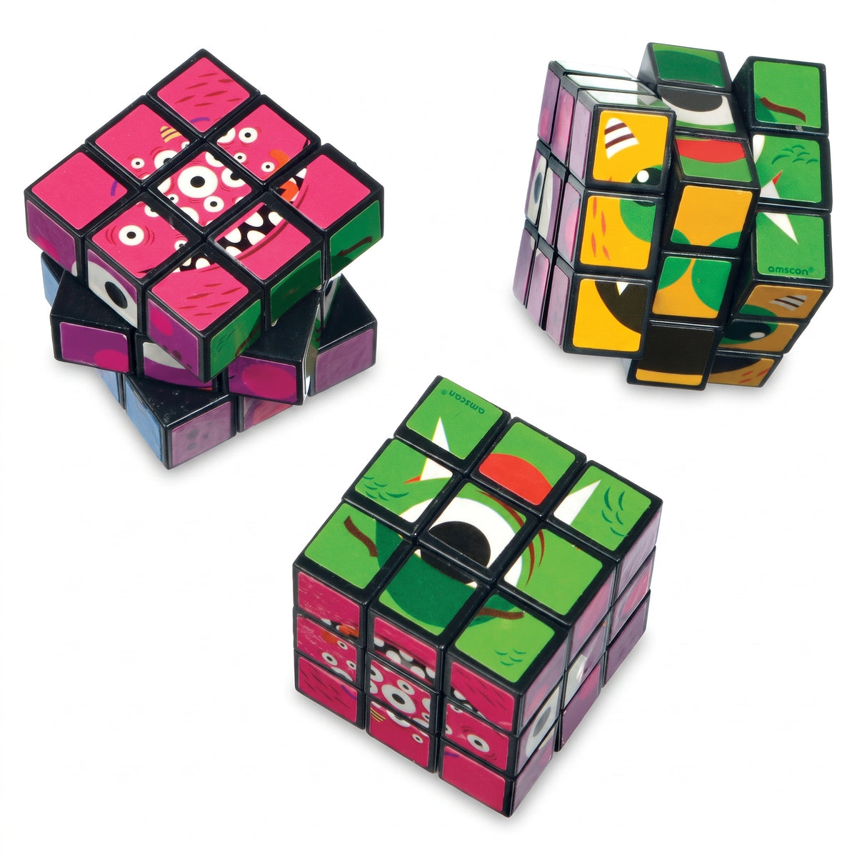 Monster Puzzle Cube Party Favors - Mega Value Pack