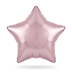 Blush Pink Satin Star Foil Balloon - 18 Inch