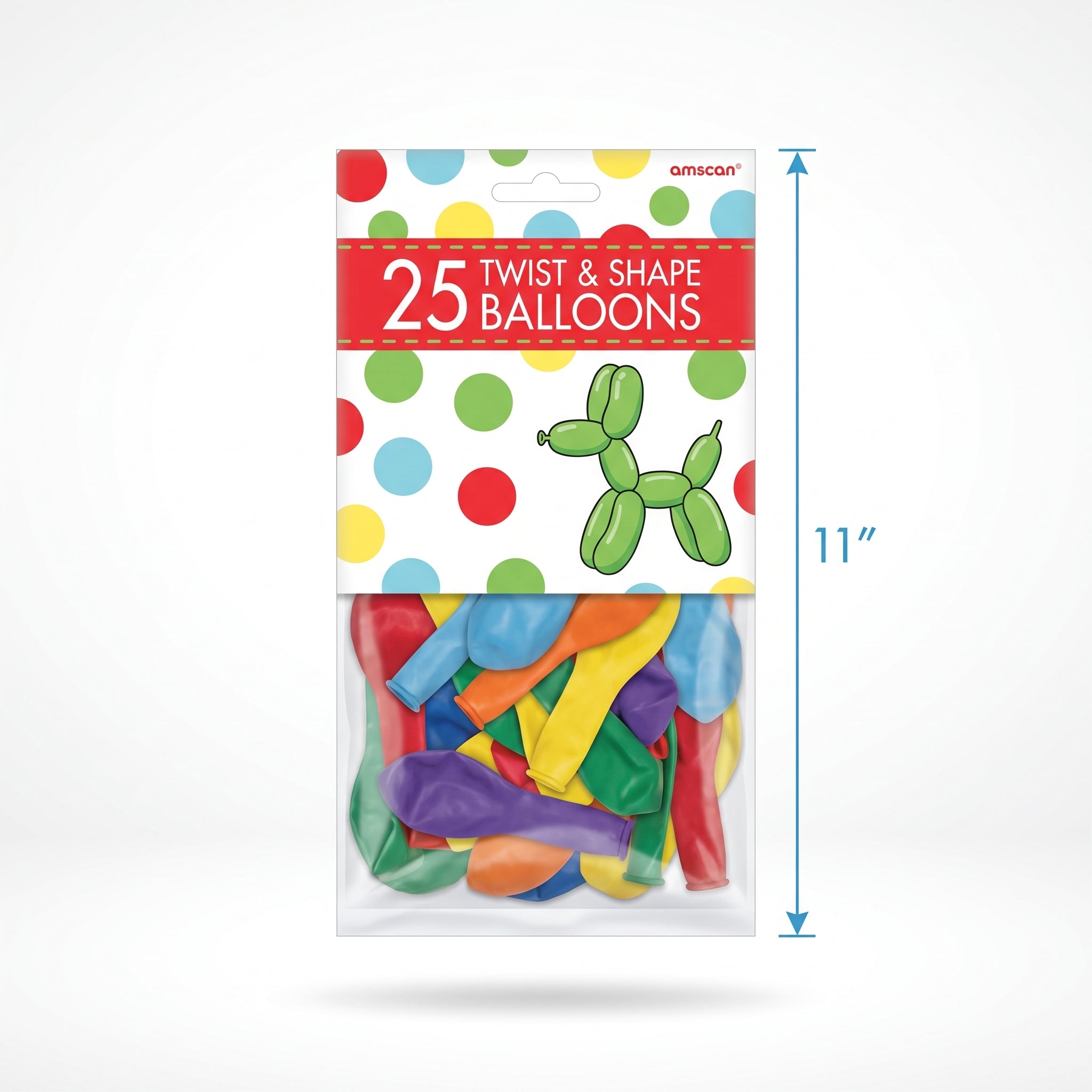 Twist & Shape Latex Balloons - 25 Pack