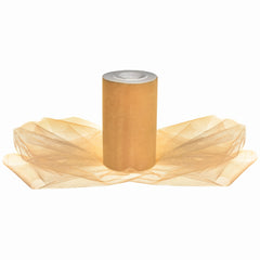 Elegant Gold Tulle Bolt for Weddings and Events - 65 Yards