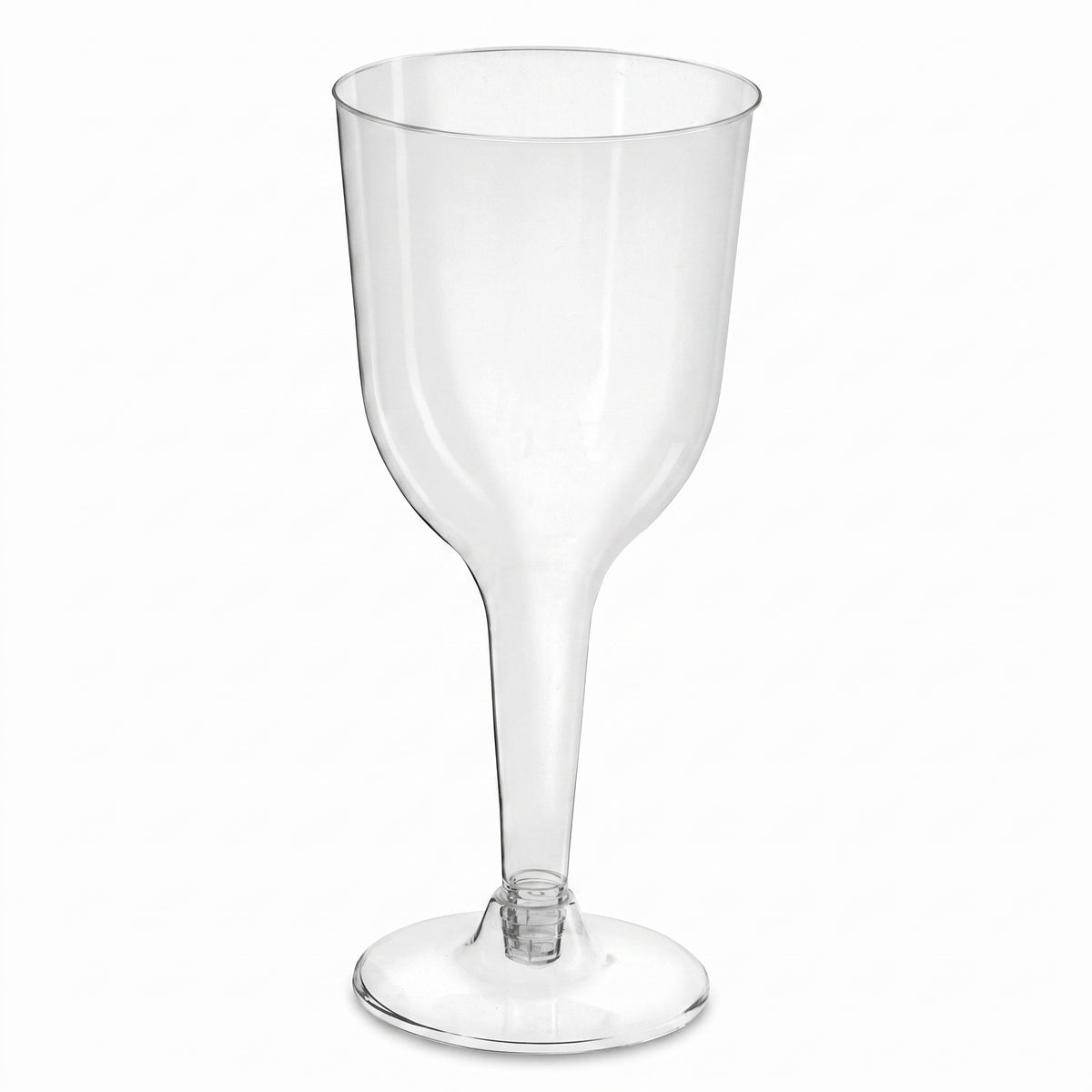 Clear Plastic Wine Glasses - 10 oz, Pack of 20