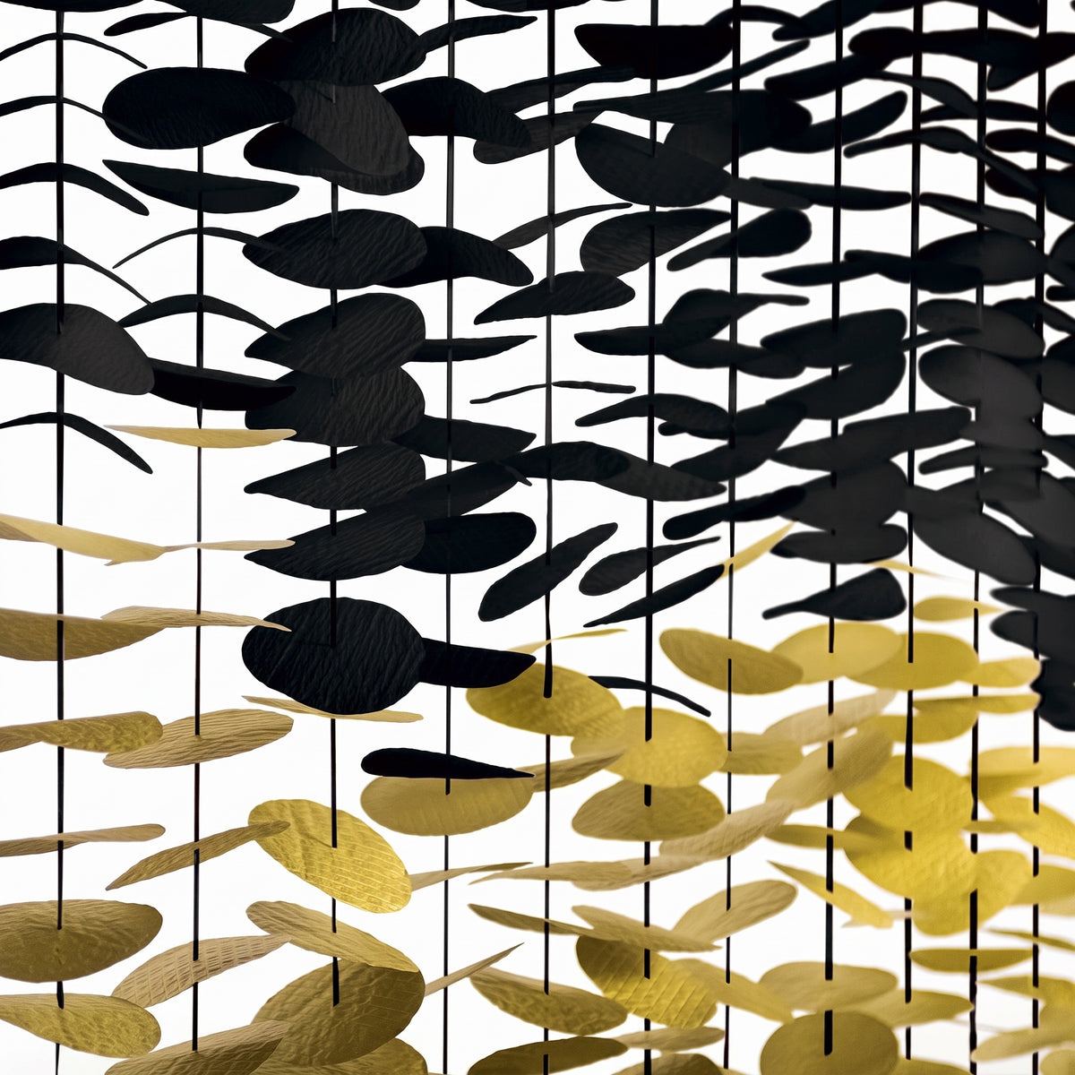 Elegant Black Large Tissue Circle Backdrop Decoration