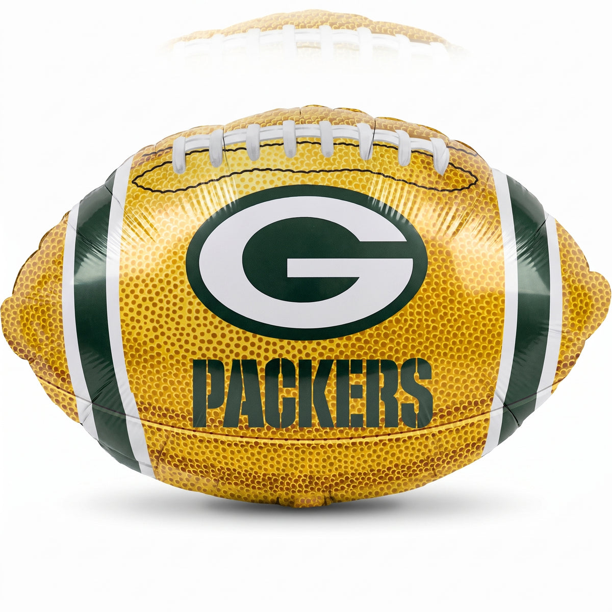 Green Bay Packers Football Shaped 18" Foil Mylar Balloon