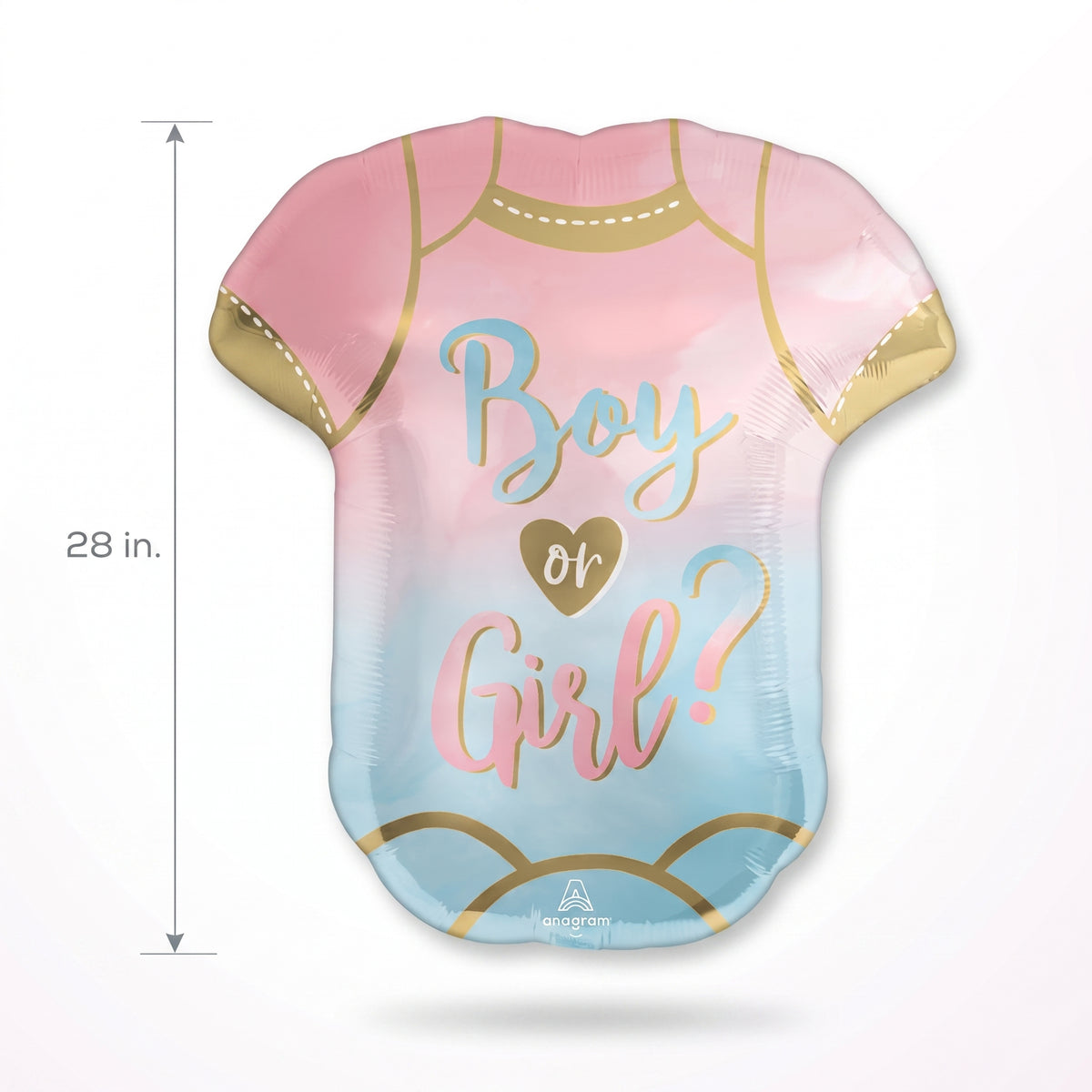 The Big Reveal Gender Reveal Foil Balloon