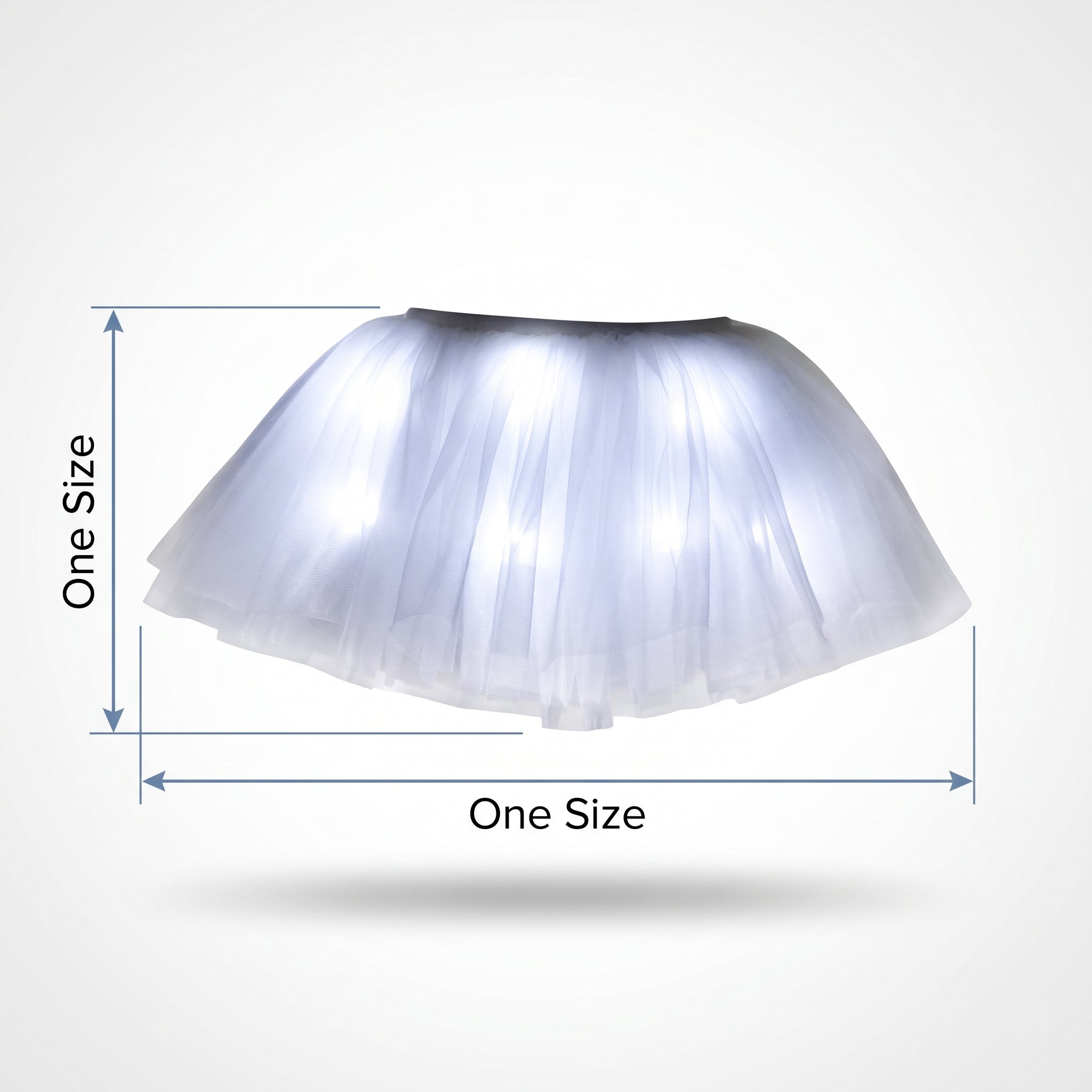 Light-Up White Adult Tutu