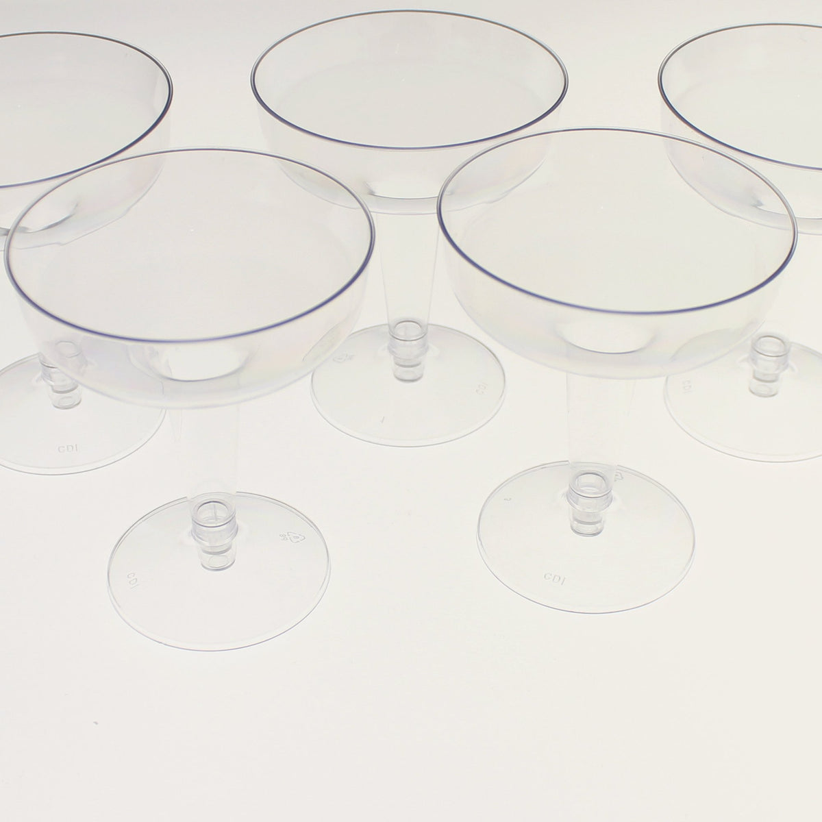 5 Oz. Clear Plastic Cocktail Glasses | 5 Count